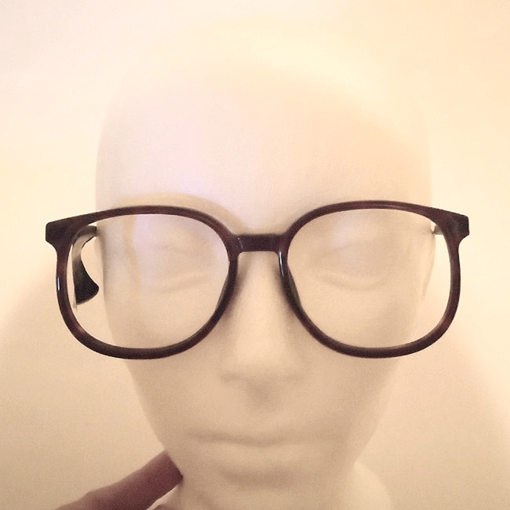 NEW 1980s Unisex Robert La Roche Handmade Dark Brown Tortoise Vintage Frames